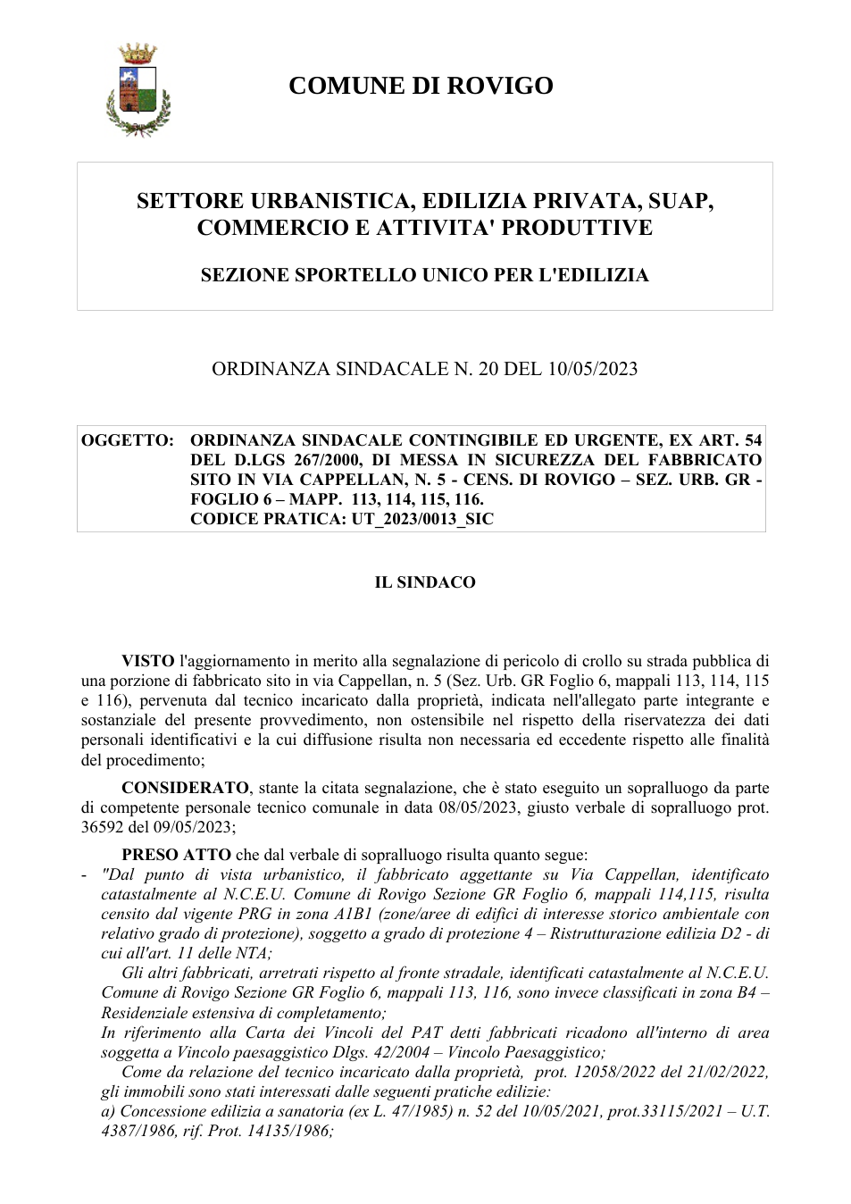 Pagina 1 del documento
