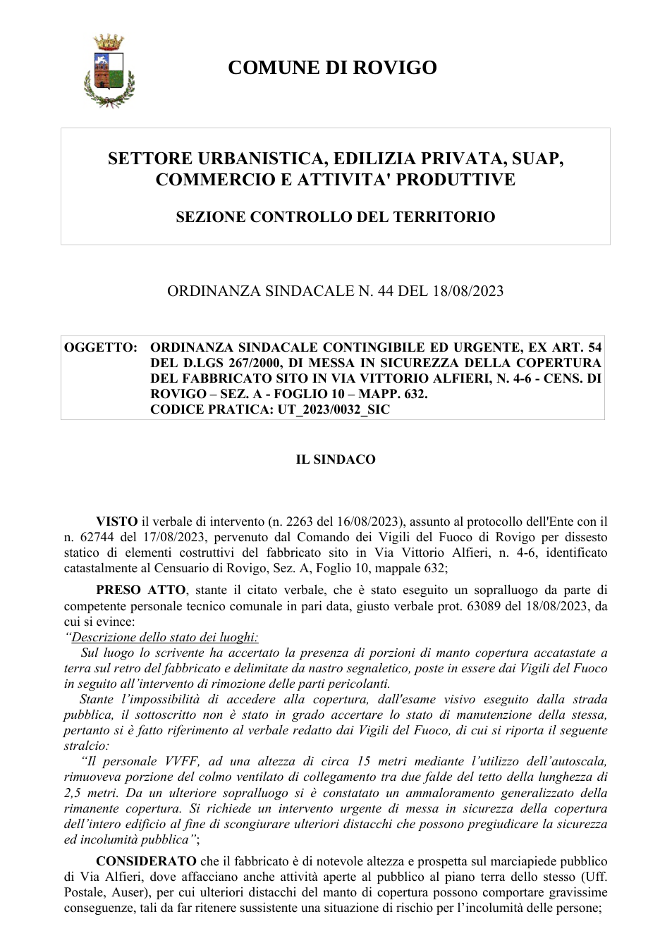 Pagina 1 del documento