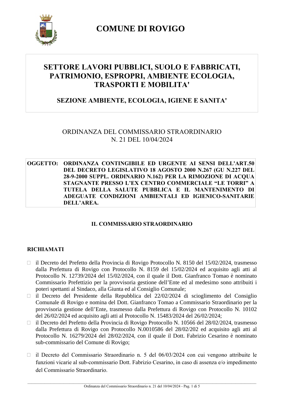 Pagina 1 del documento