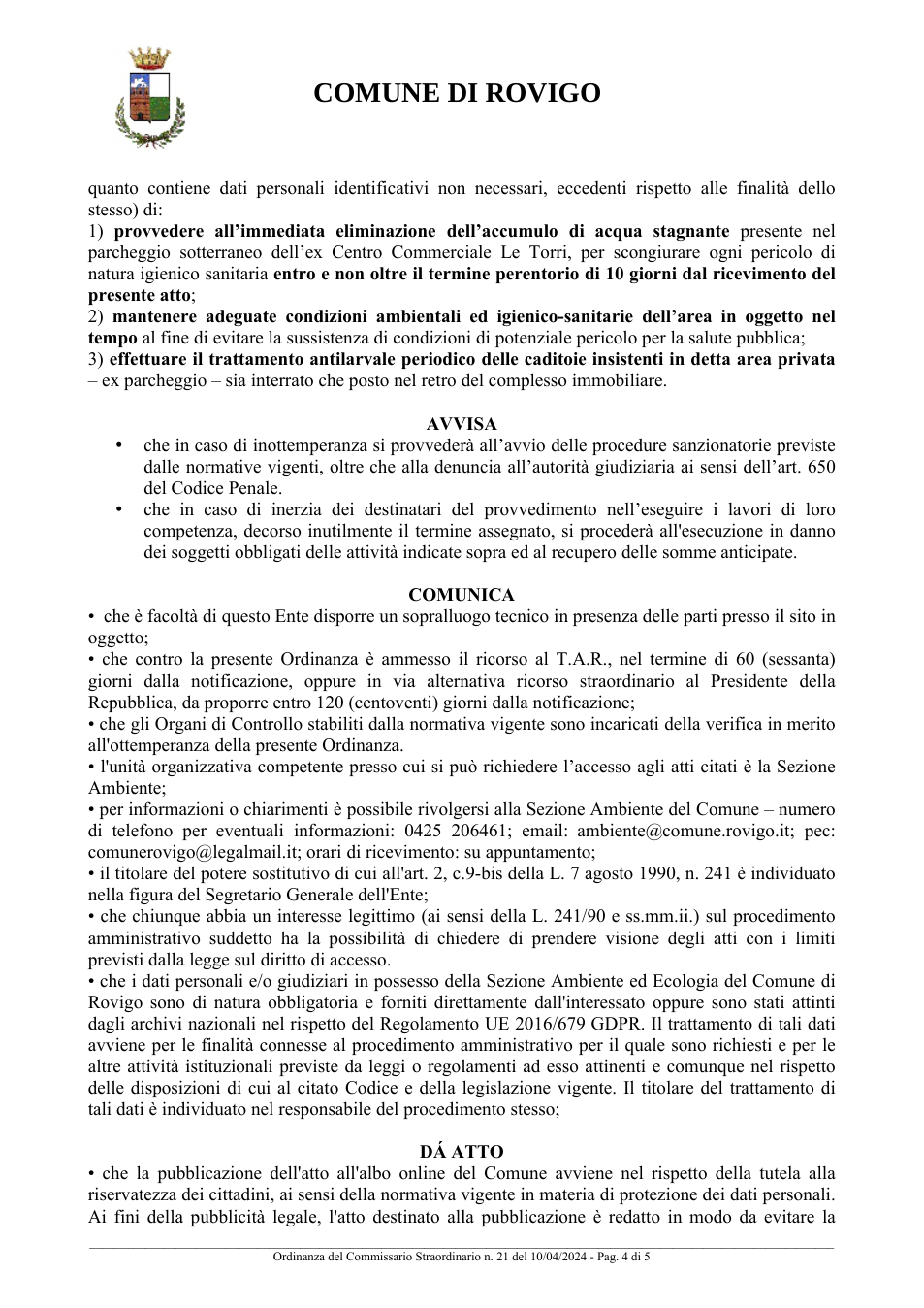 Pagina 4 del documento