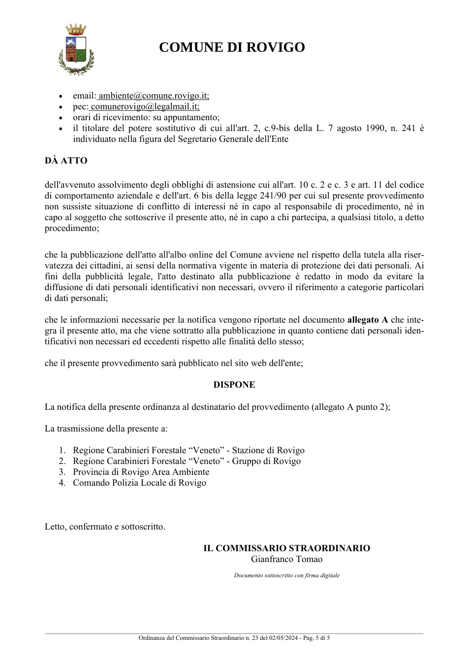 Pagina 5 del documento