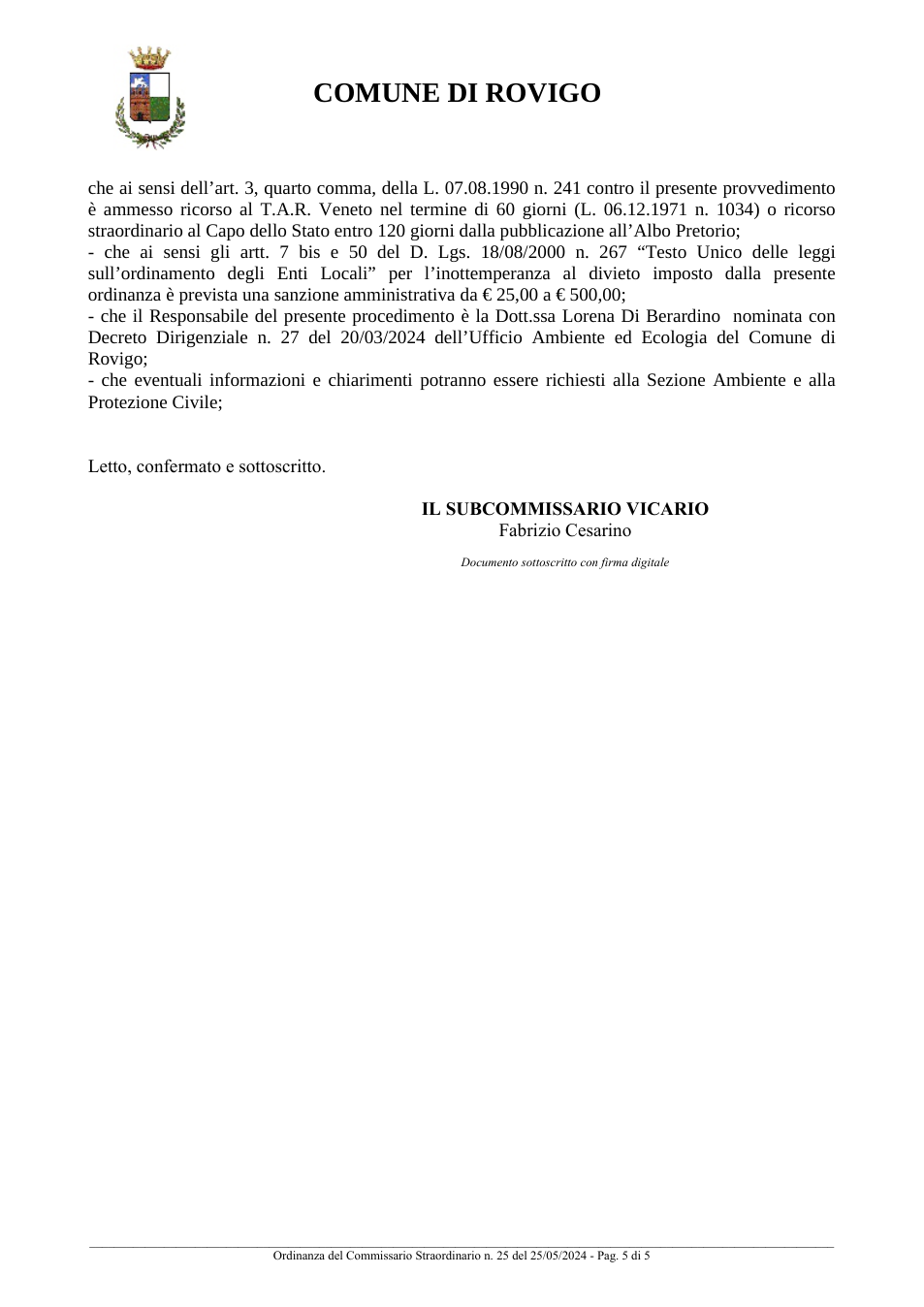Pagina 5 del documento