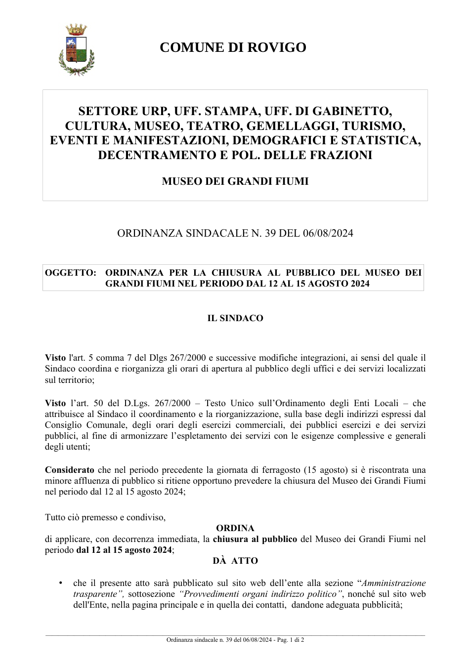 Pagina 1 del documento