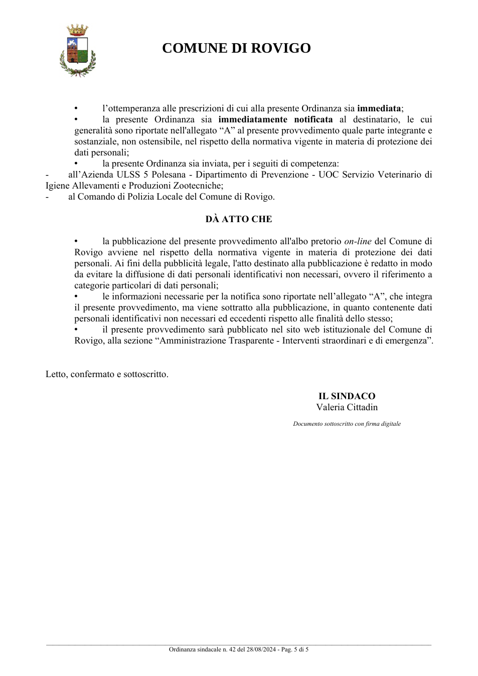 Pagina 5 del documento