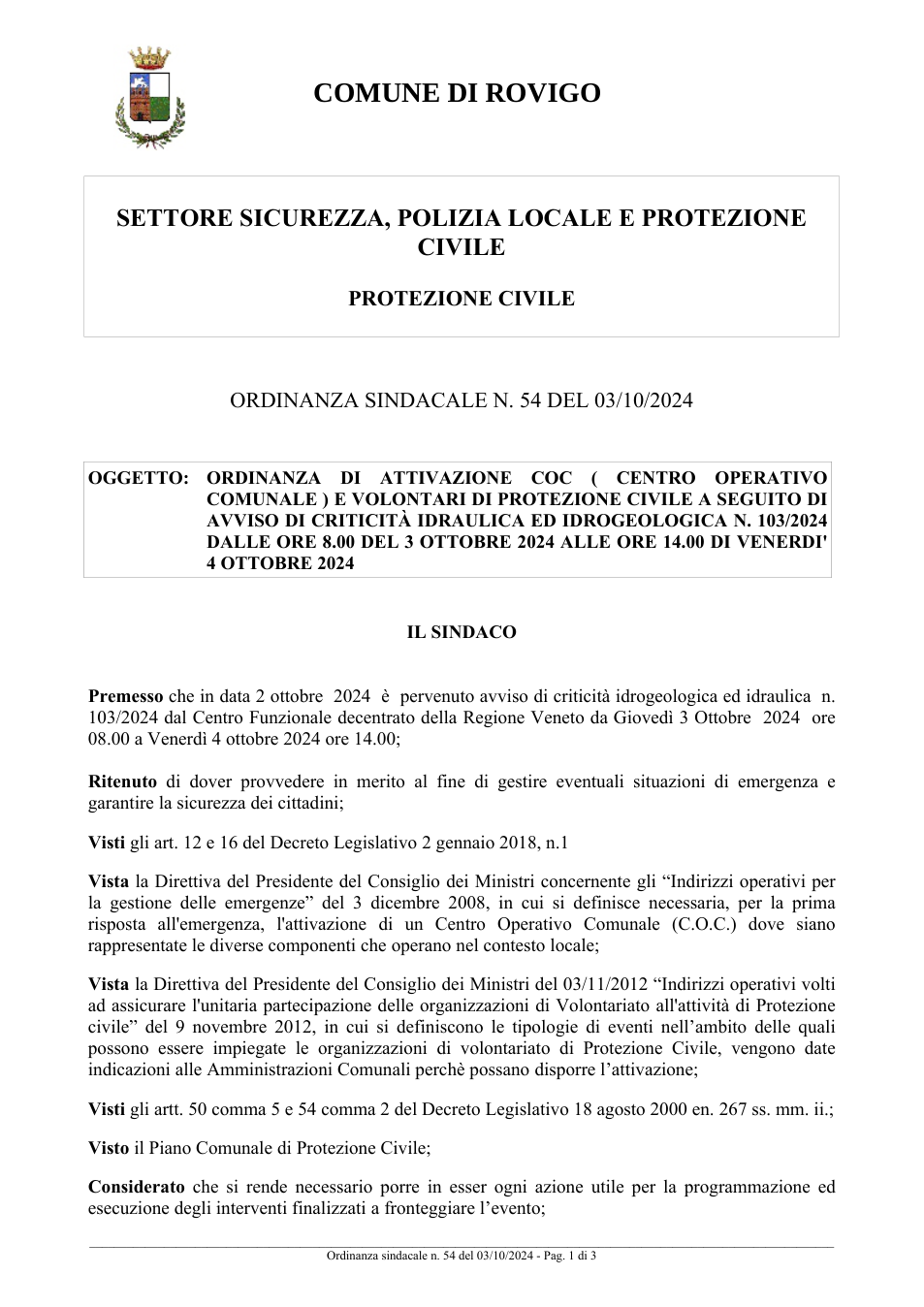Pagina 1 del documento