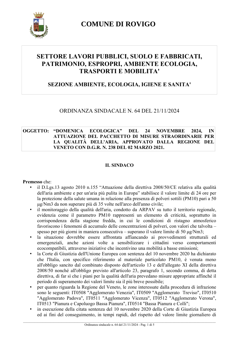 Pagina 1 del documento