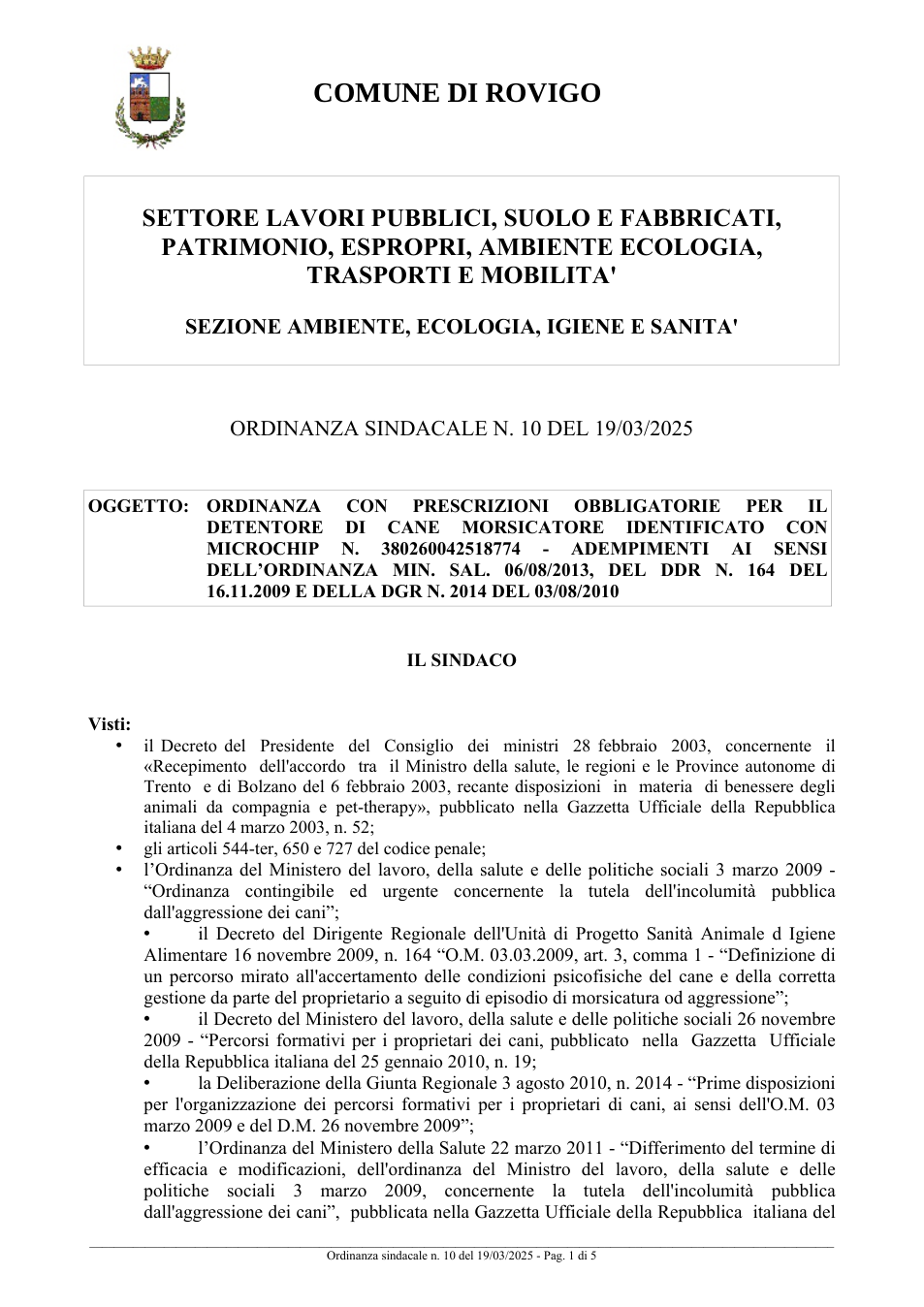 Pagina 1 del documento