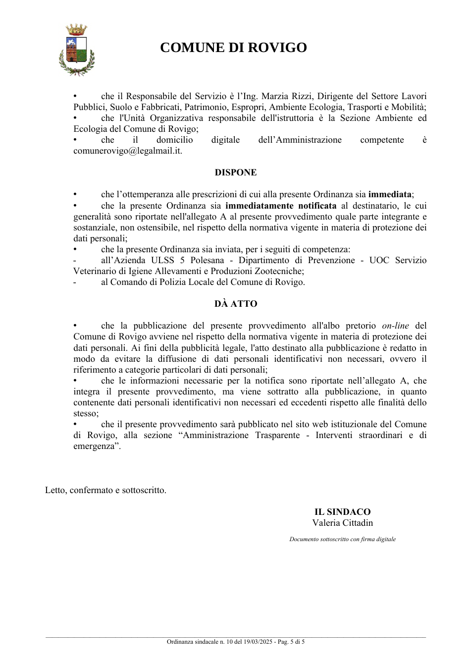 Pagina 5 del documento