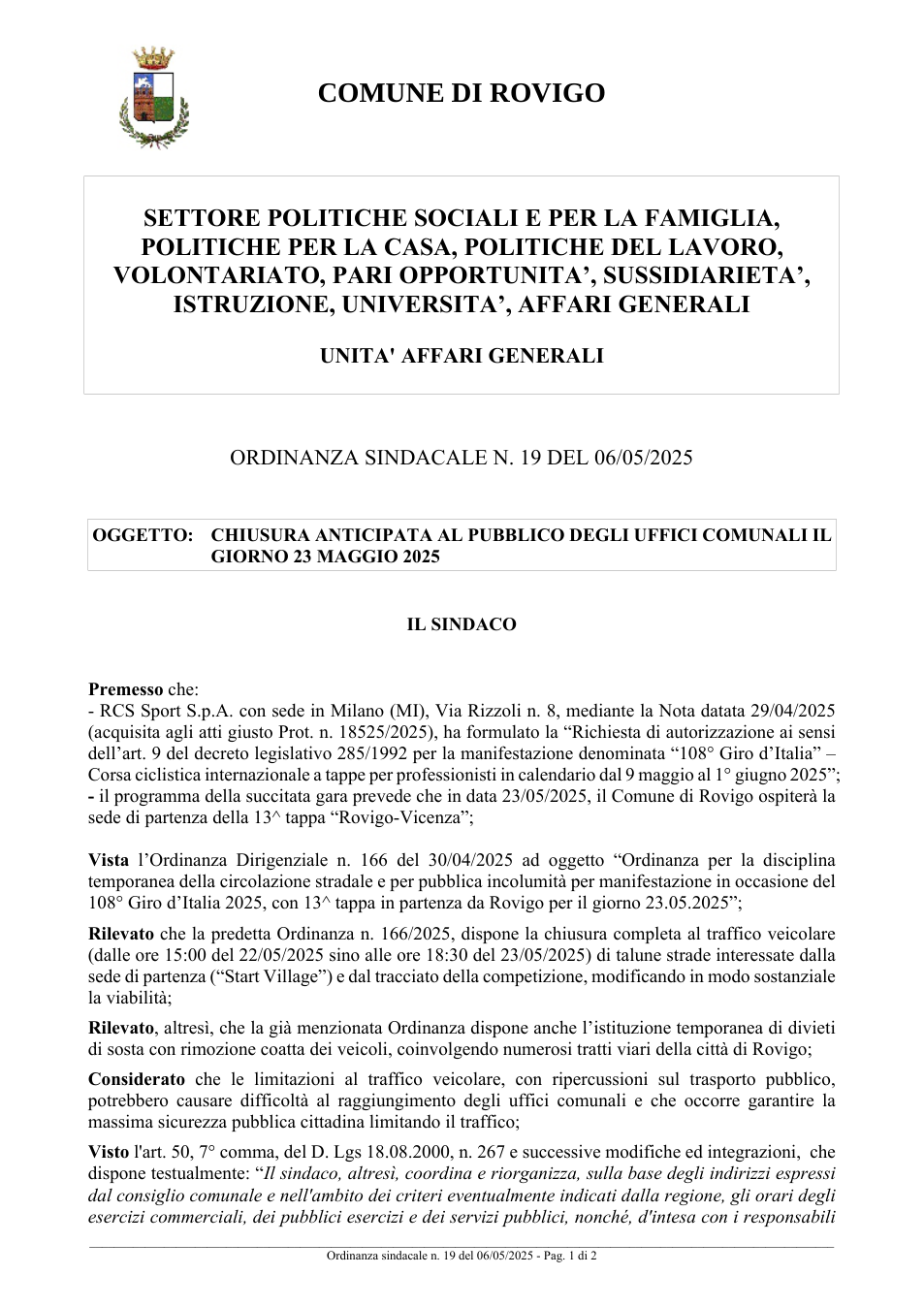 Pagina 1 del documento