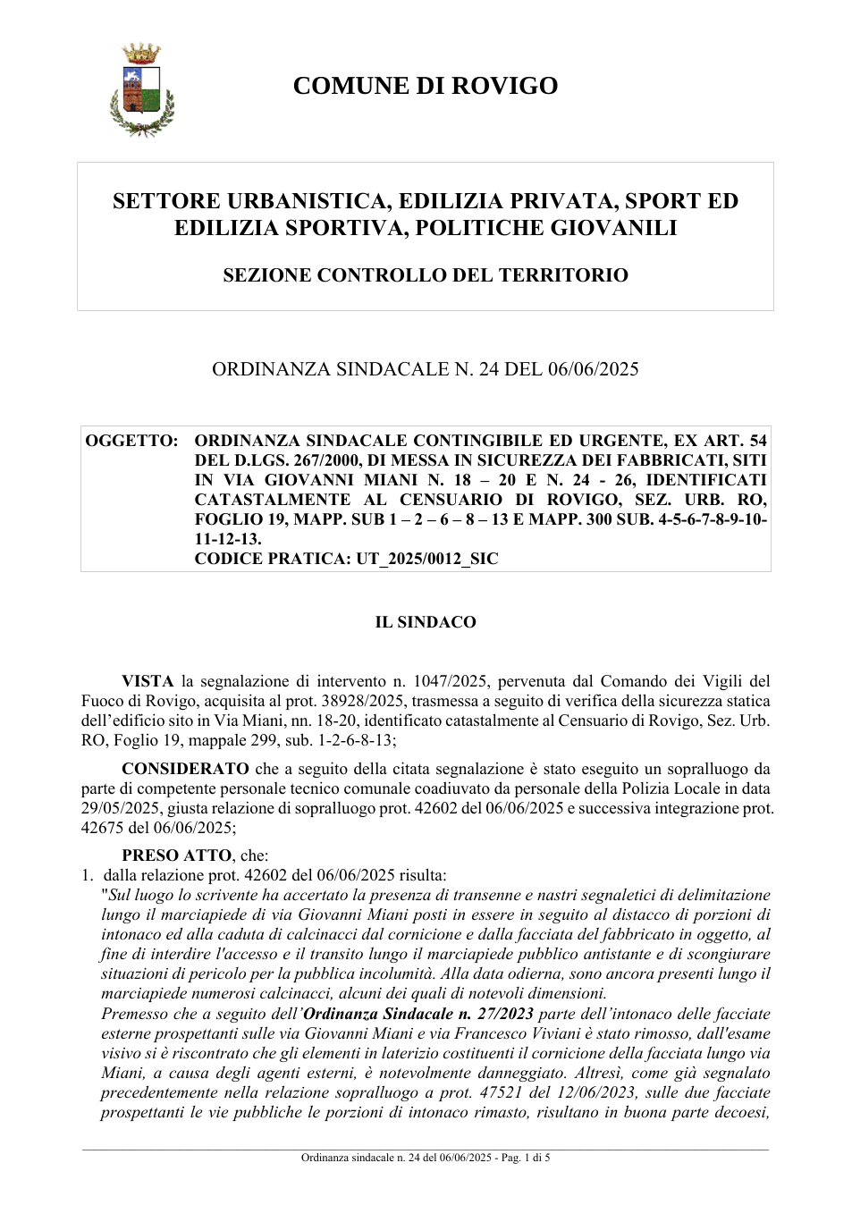 Pagina 1 del documento
