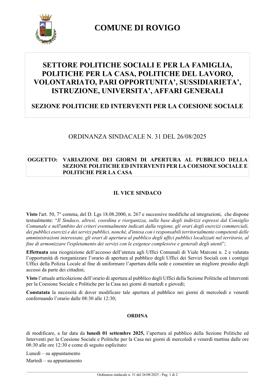 Pagina 1 del documento