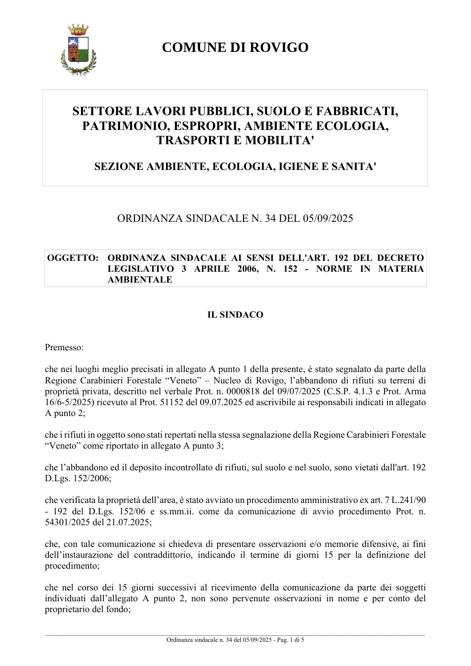 Pagina 1 del documento