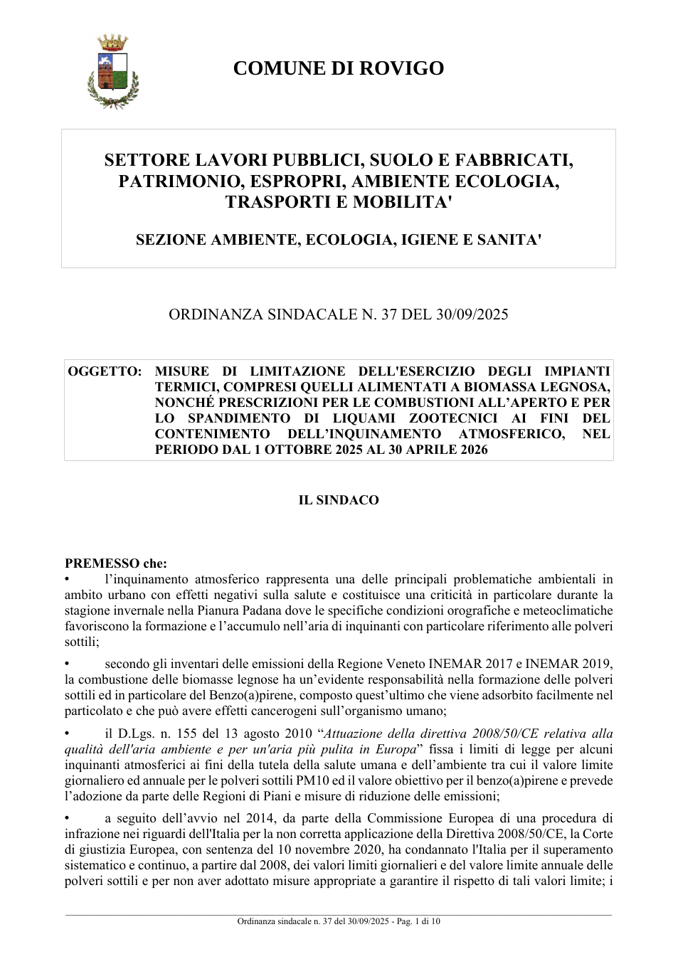 Pagina 1 del documento