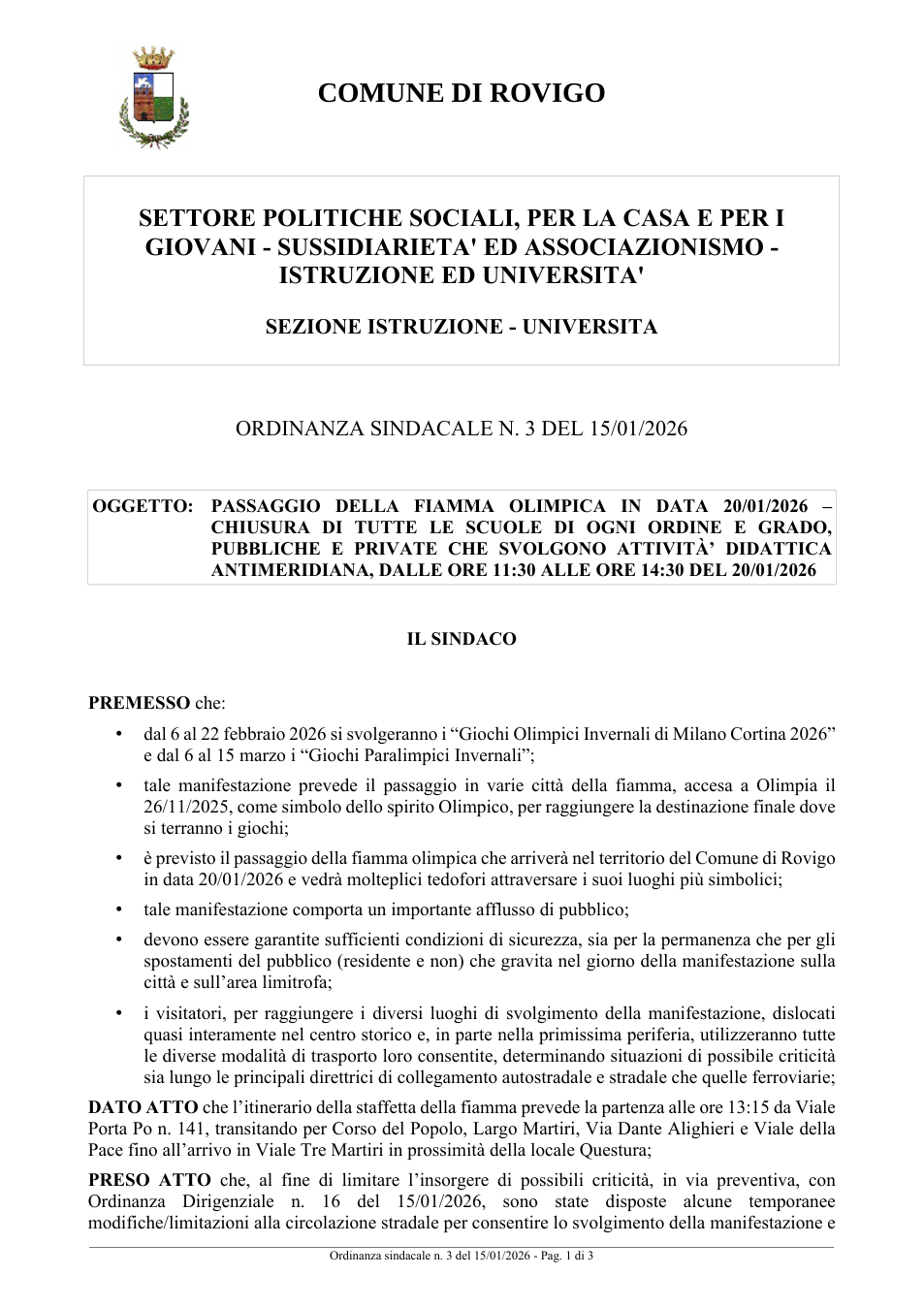 Pagina 1 del documento