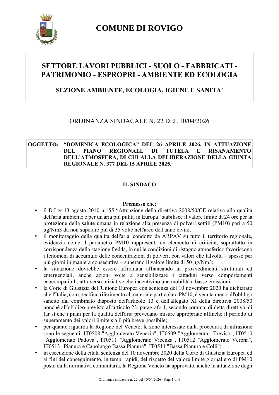 Pagina 1 del documento