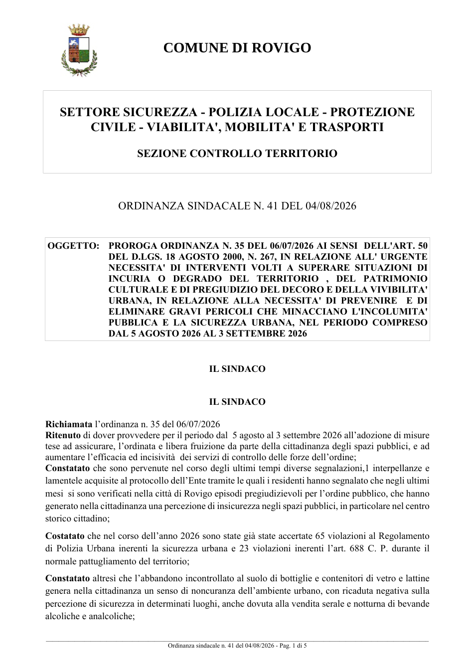 Pagina 1 del documento