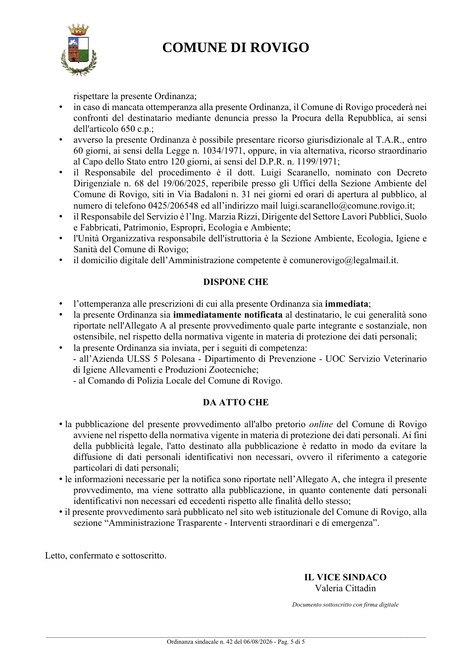 Pagina 5 del documento