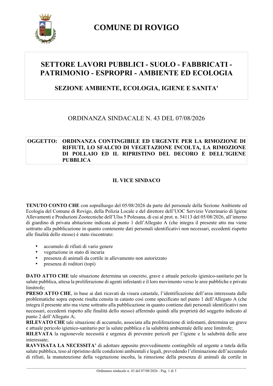 Pagina 1 del documento