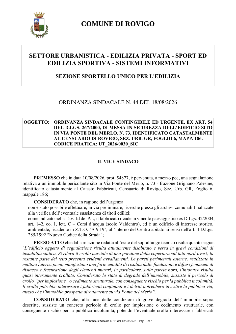 Pagina 1 del documento