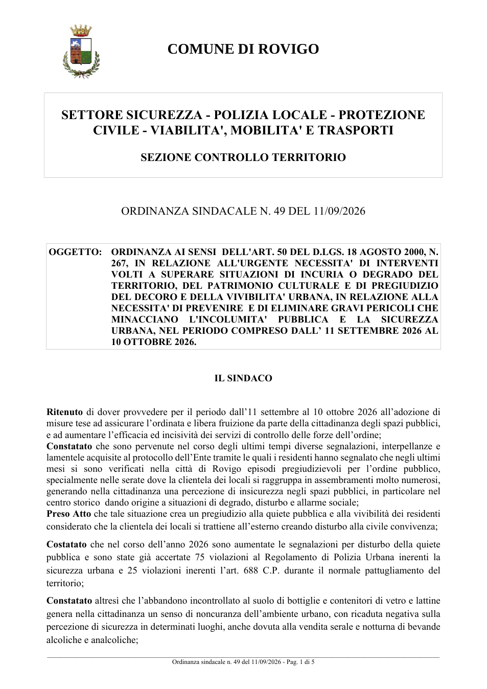 Pagina 1 del documento