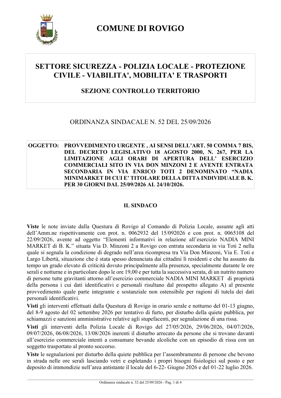 Pagina 1 del documento