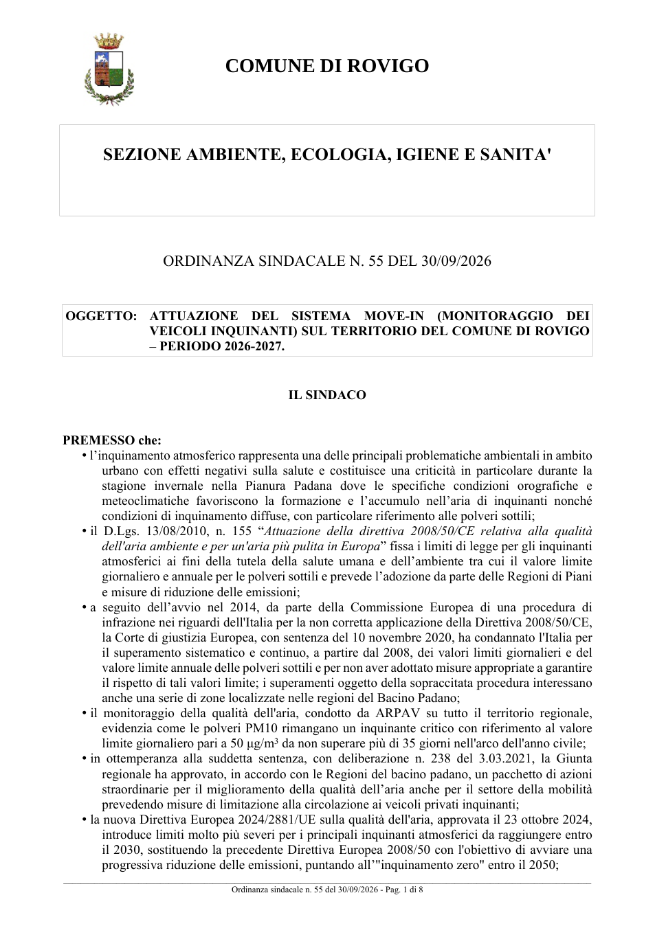 Pagina 1 del documento