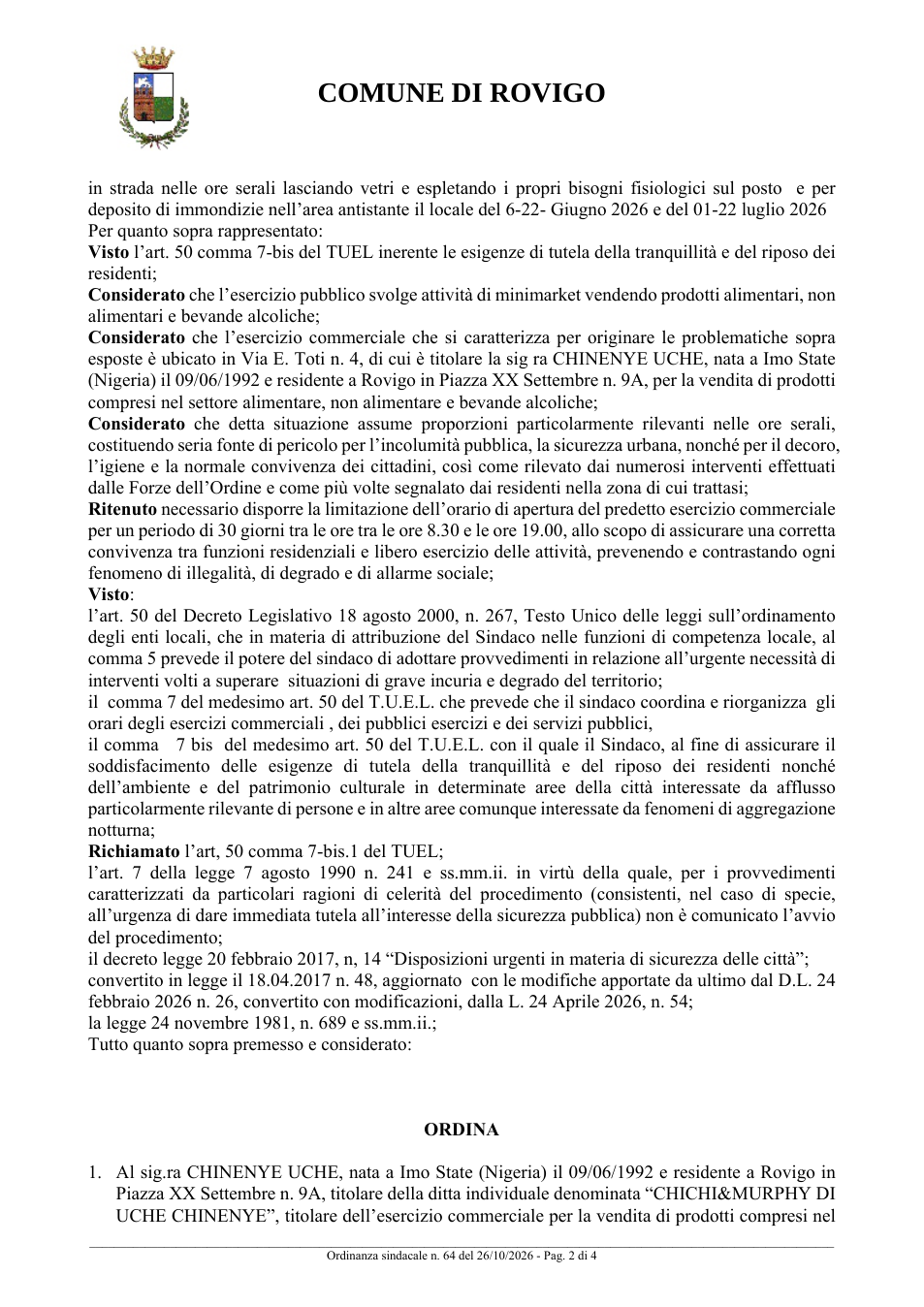 Pagina 2 del documento