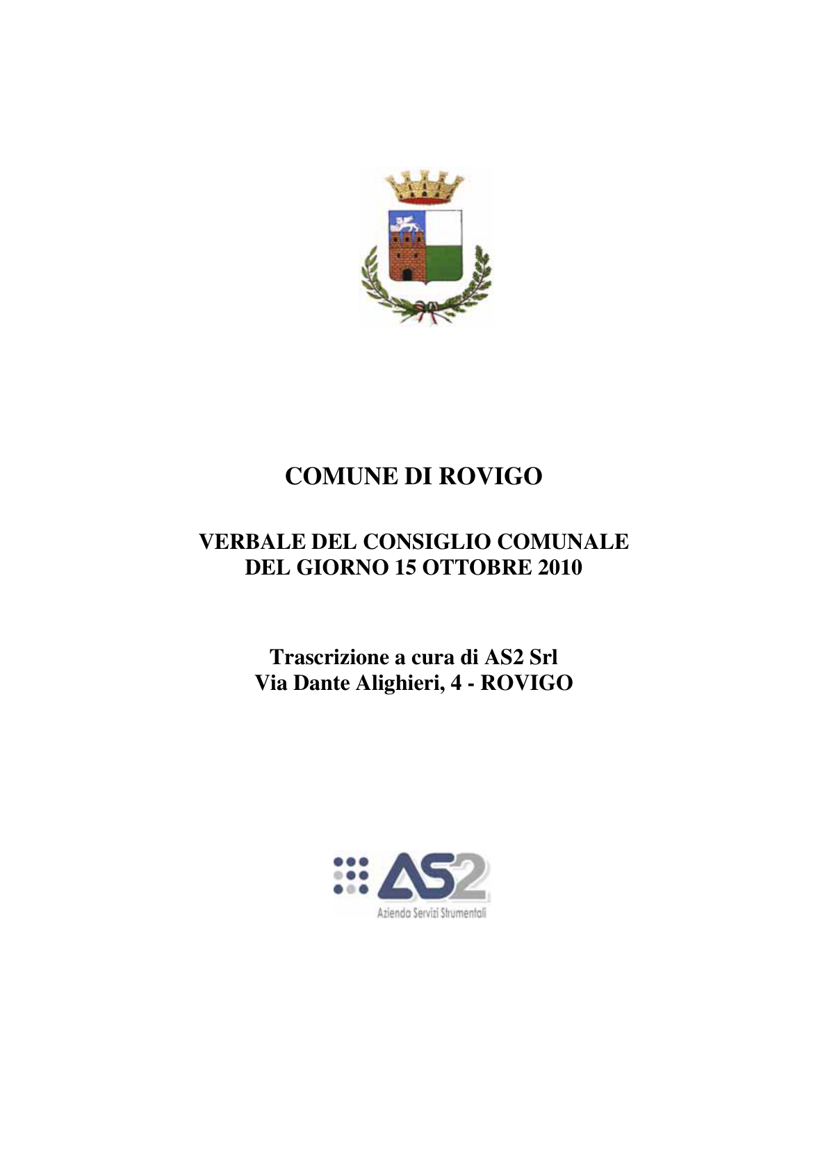 Pagina 1 del verbale