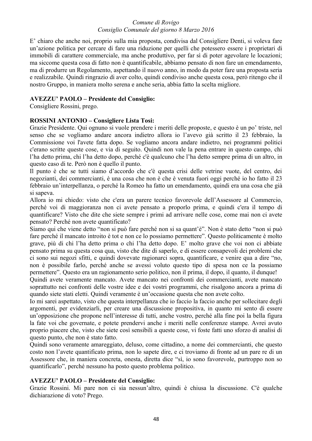 Pagina 48 del verbale