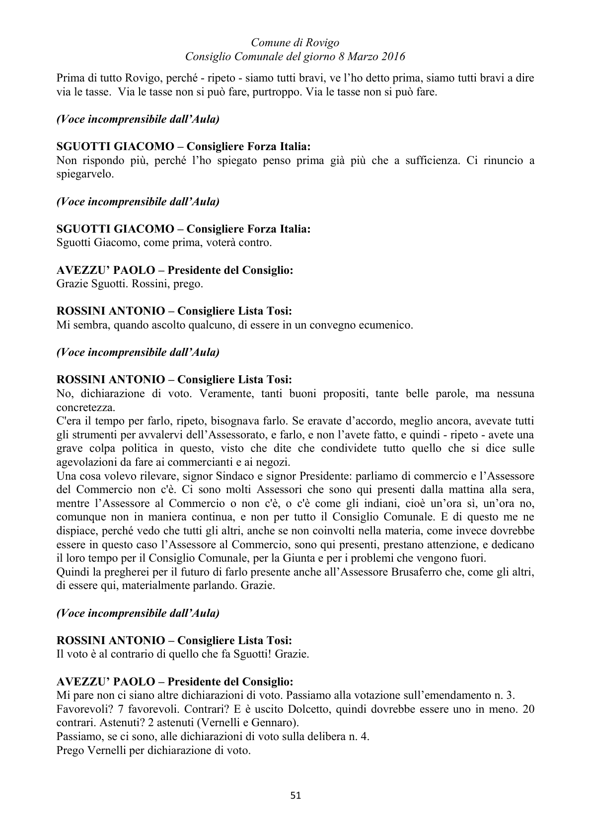 Pagina 51 del verbale