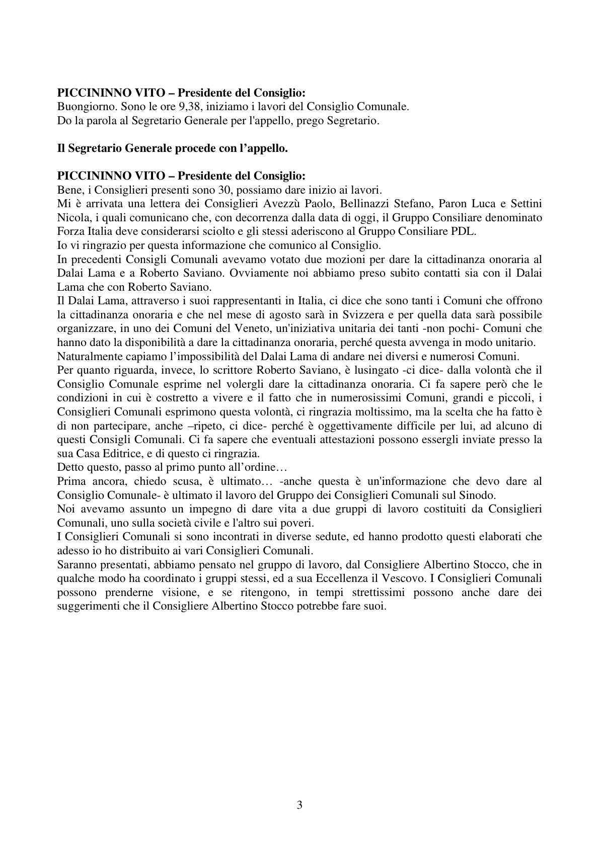 Pagina 3 del verbale