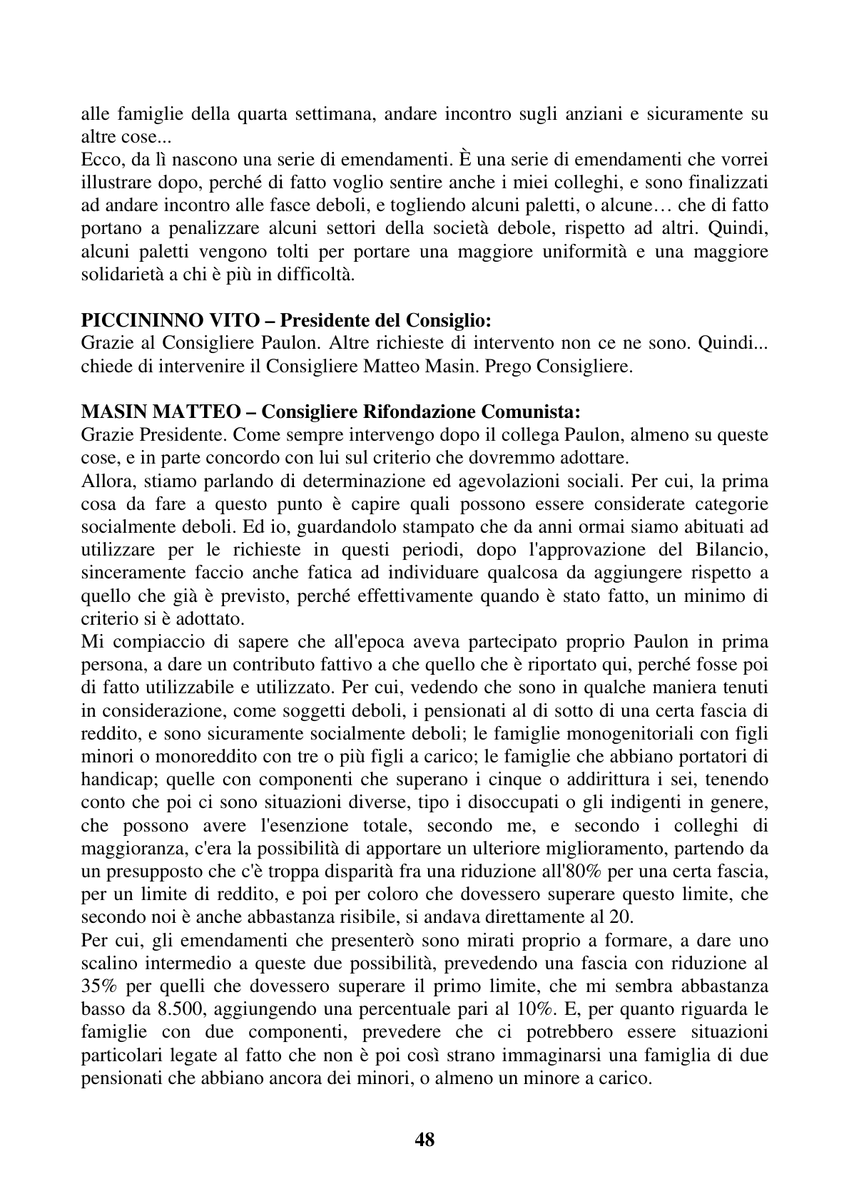 Pagina 48 del verbale