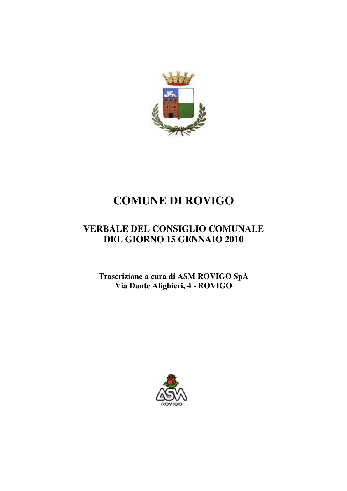 Pagina 1 del verbale