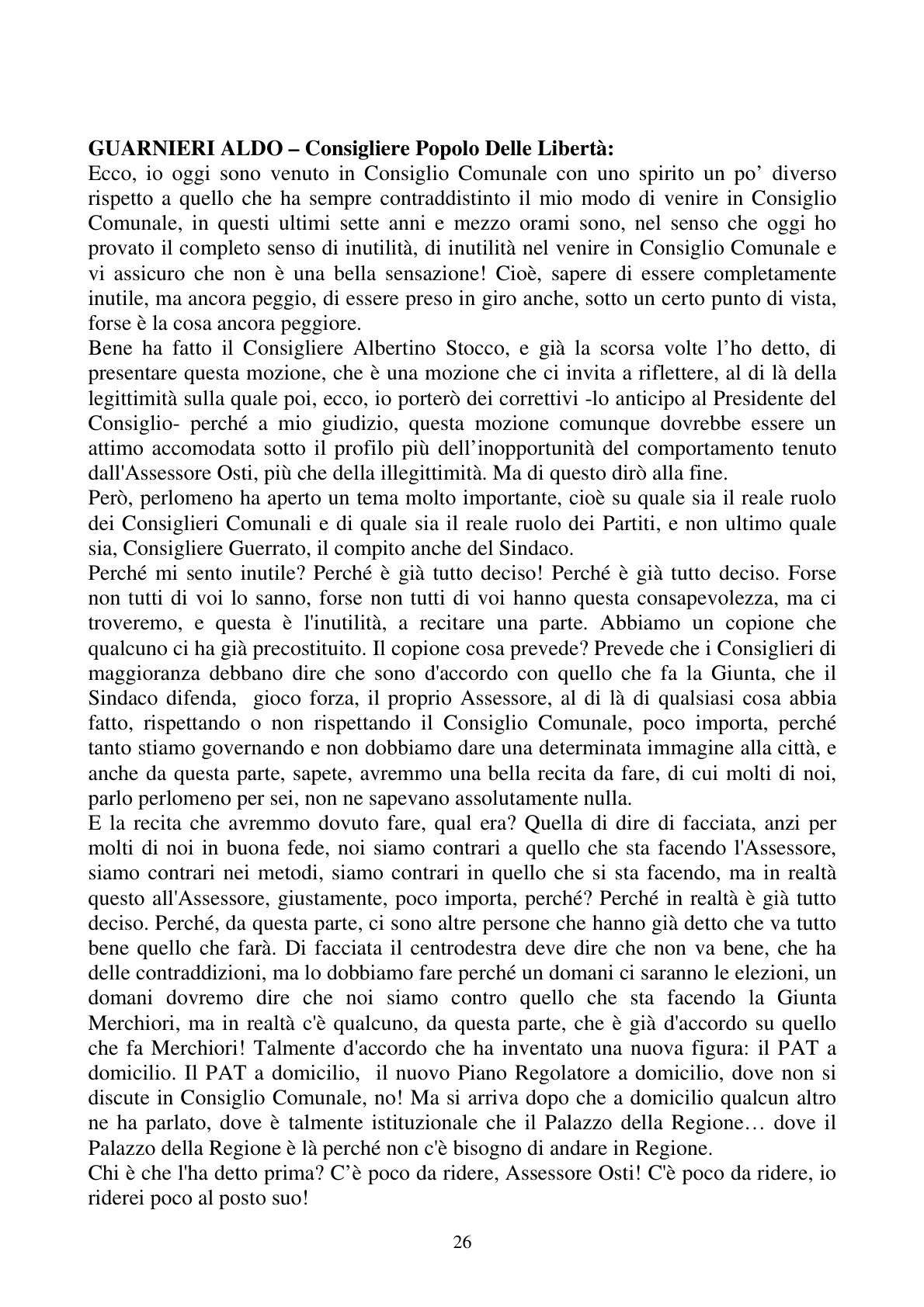 Pagina 26 del verbale