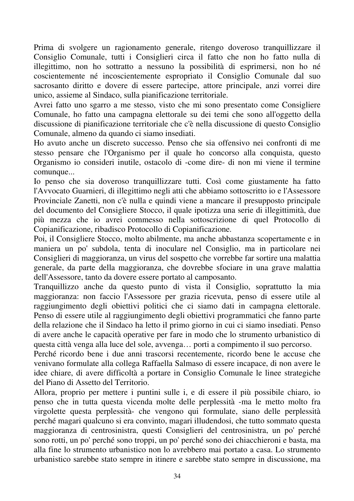 Pagina 34 del verbale