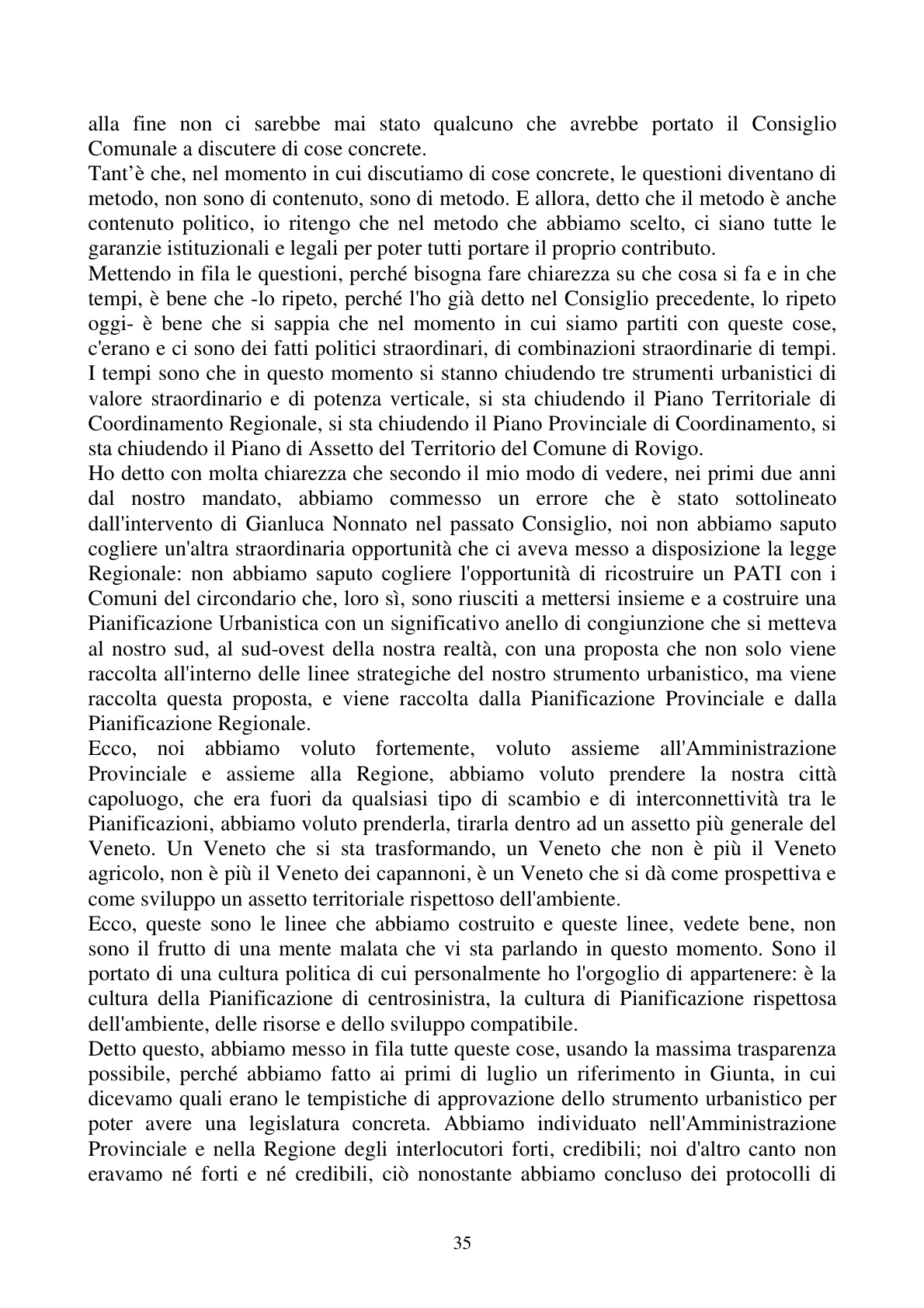 Pagina 35 del verbale