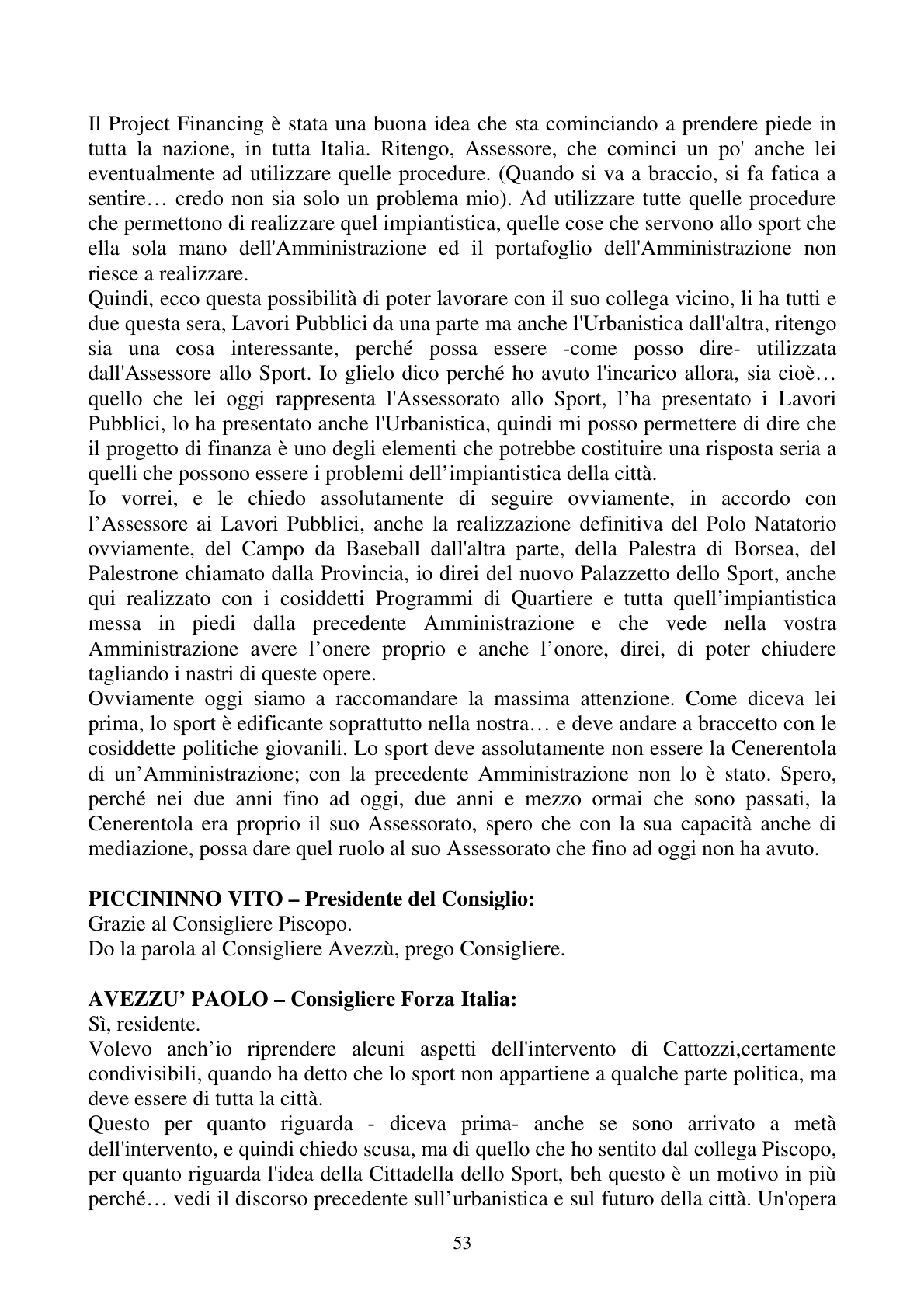 Pagina 53 del verbale