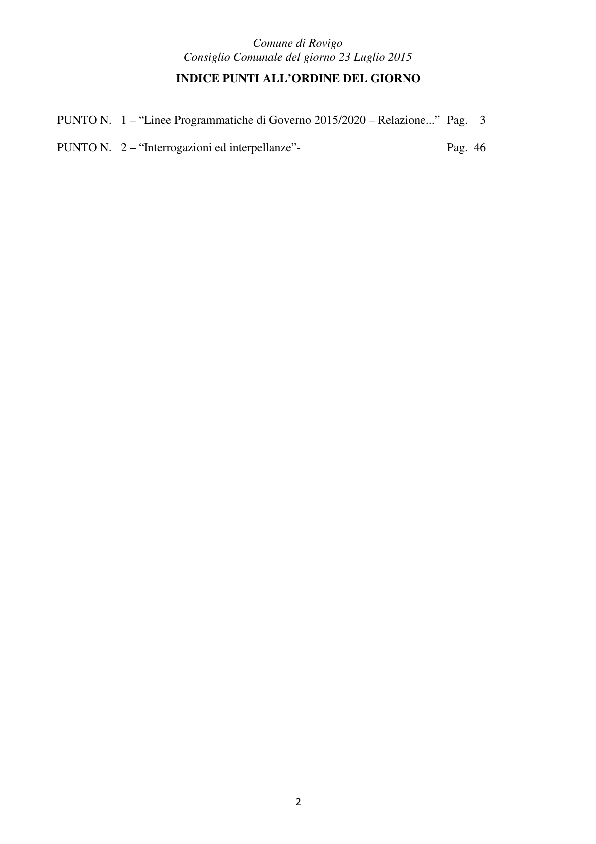 Pagina 2 del verbale