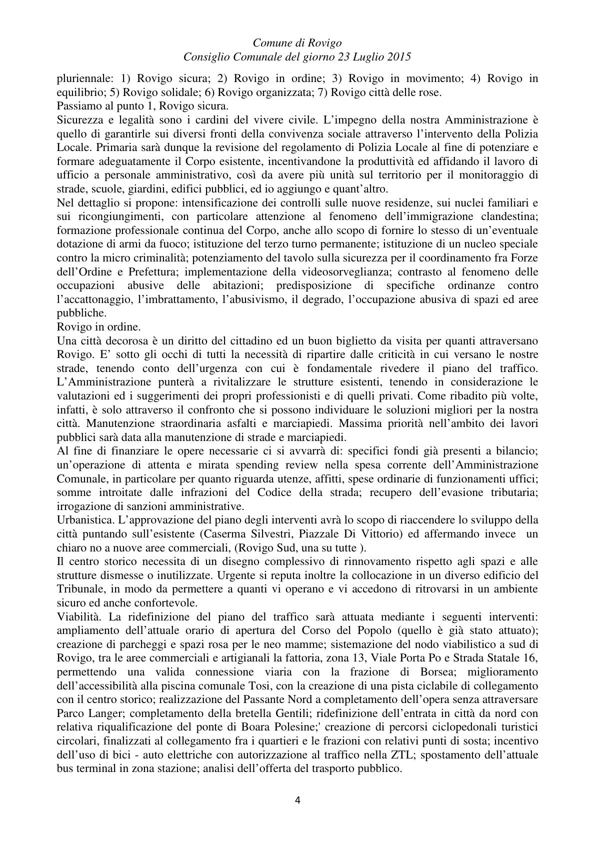 Pagina 4 del verbale