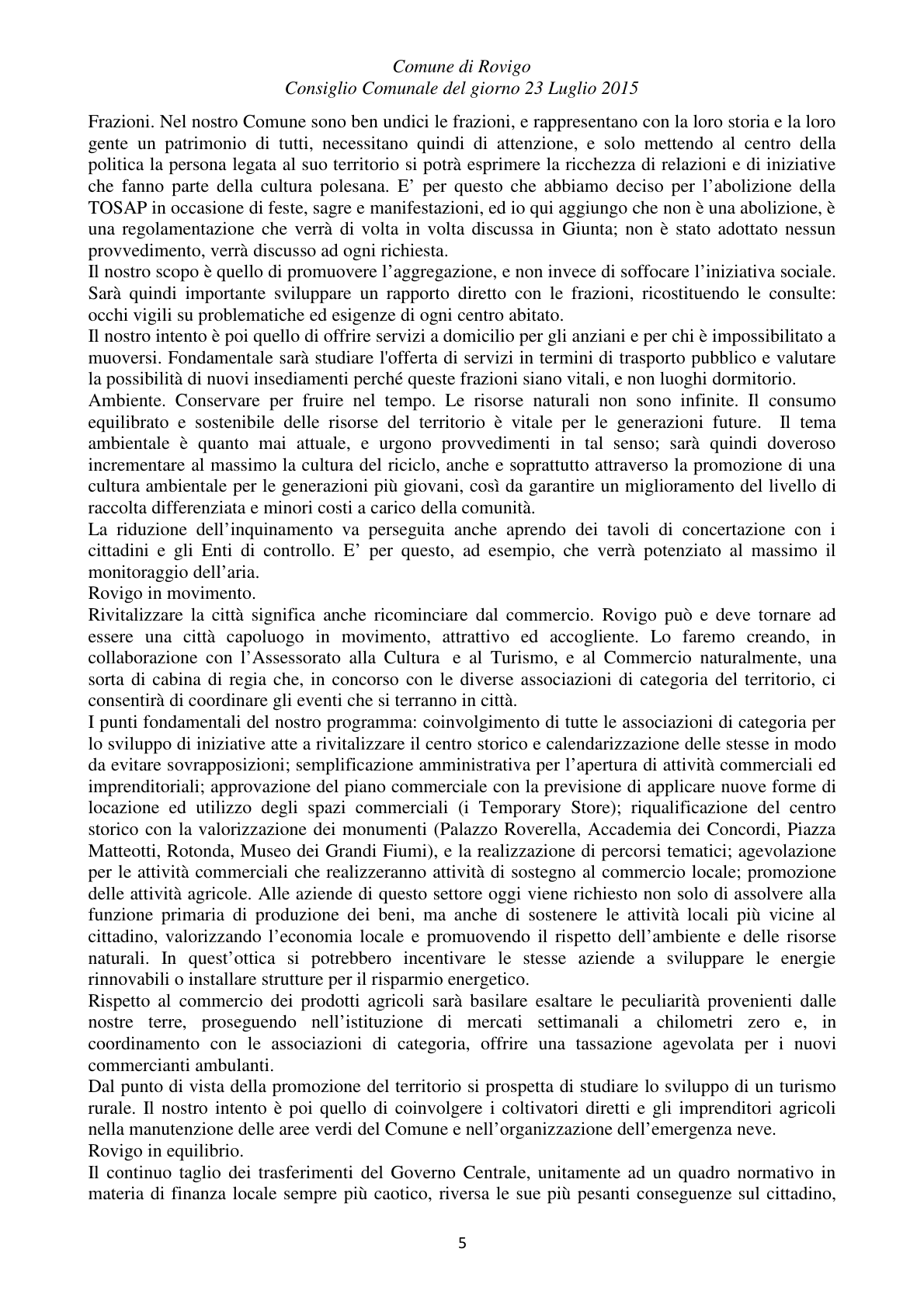 Pagina 5 del verbale