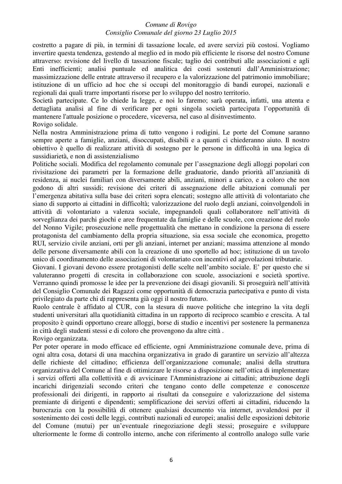 Pagina 6 del verbale