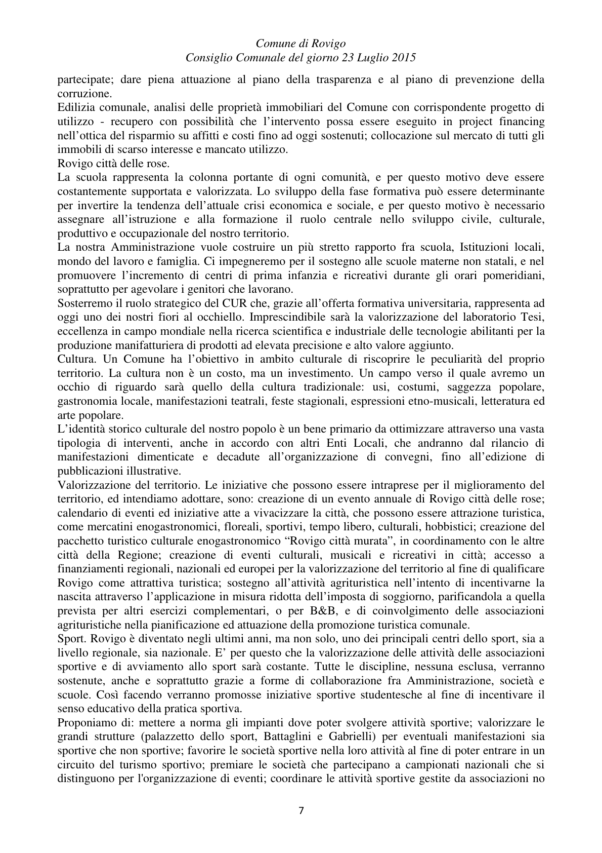 Pagina 7 del verbale