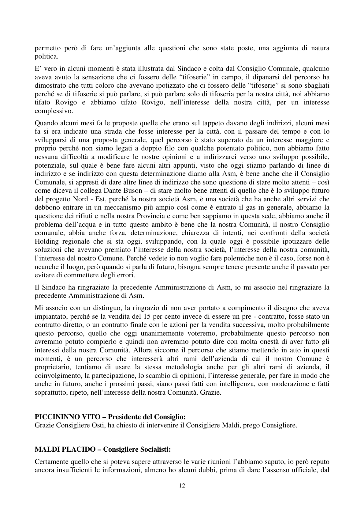 Pagina 13 del verbale