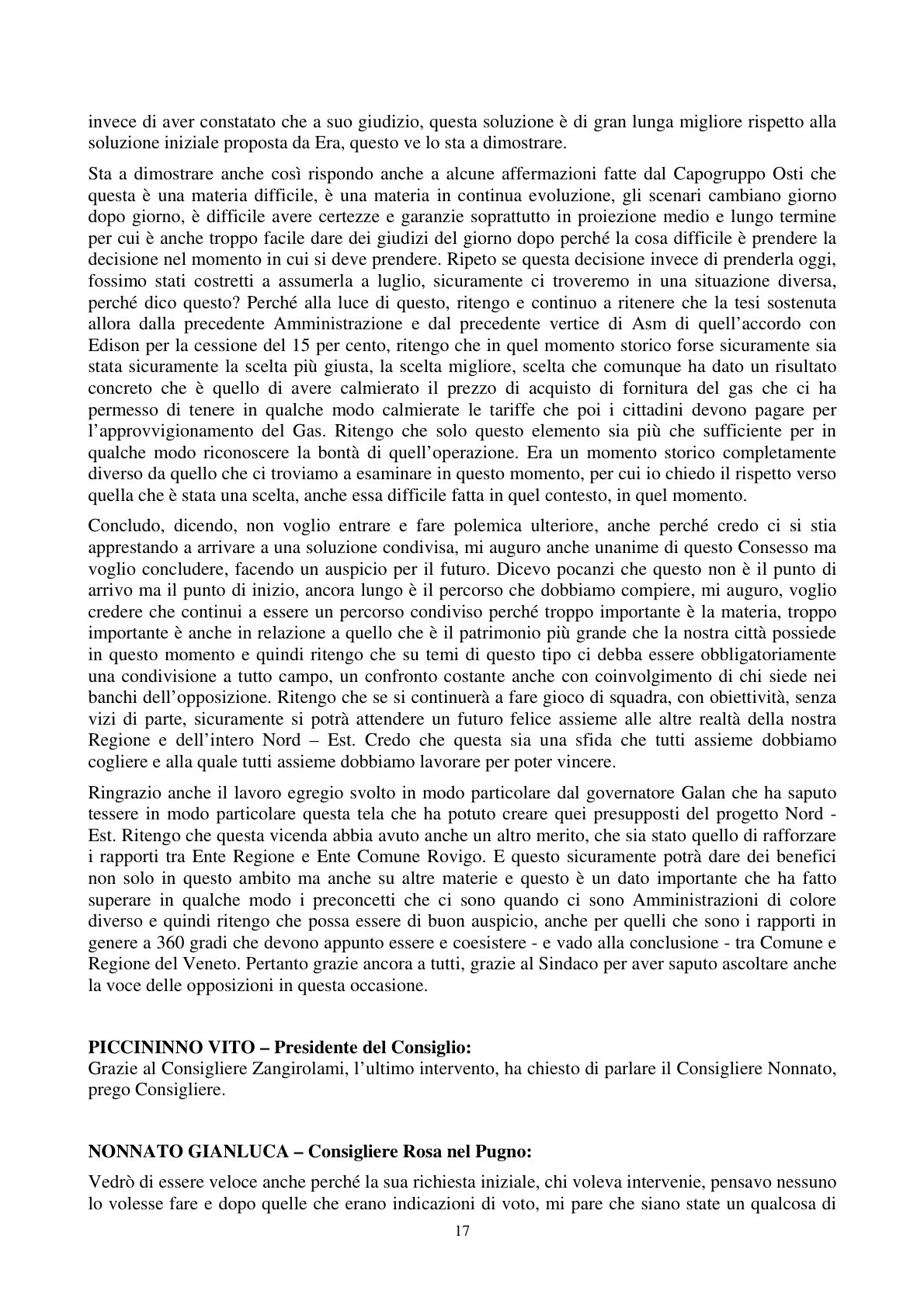 Pagina 18 del verbale