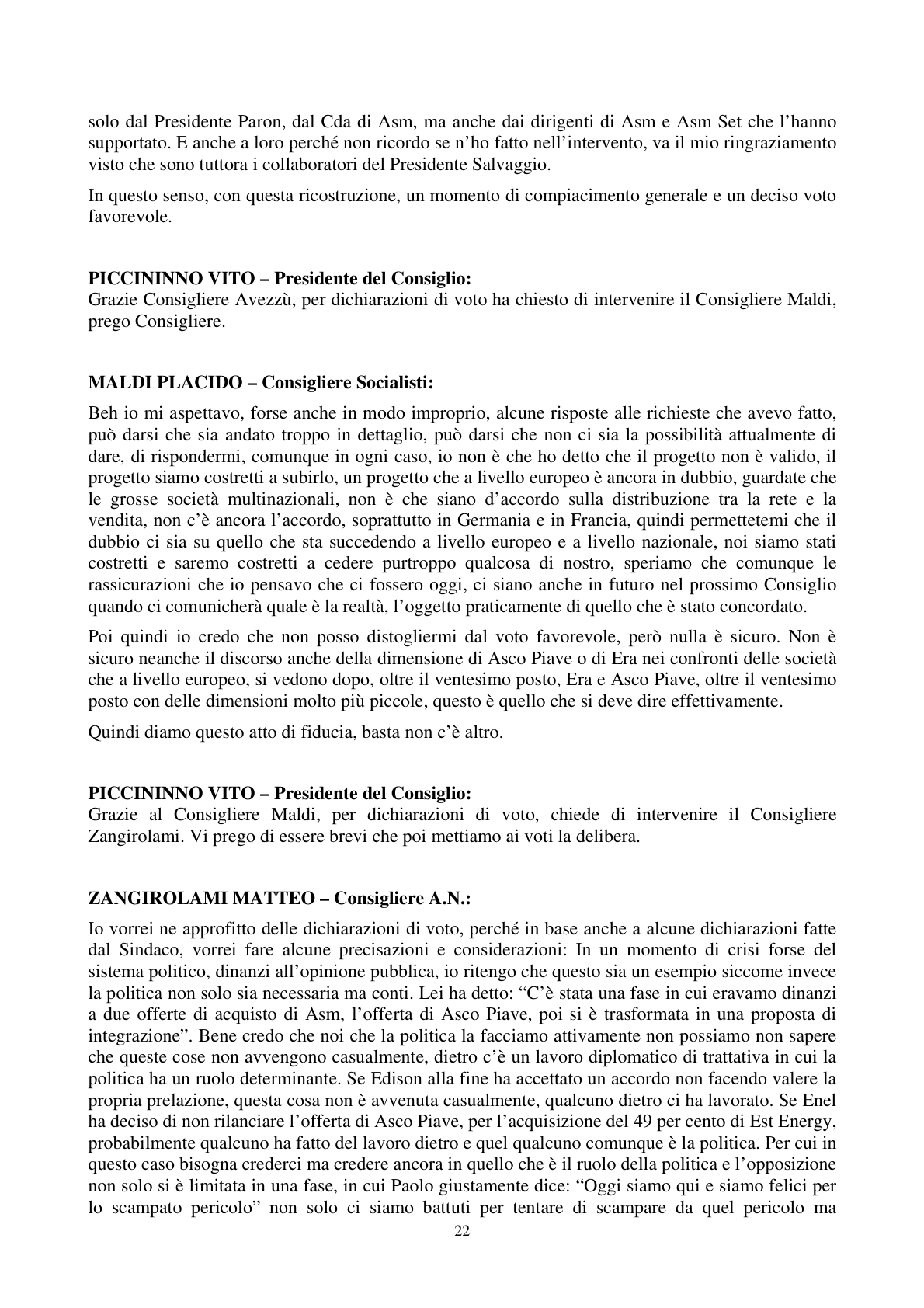 Pagina 23 del verbale