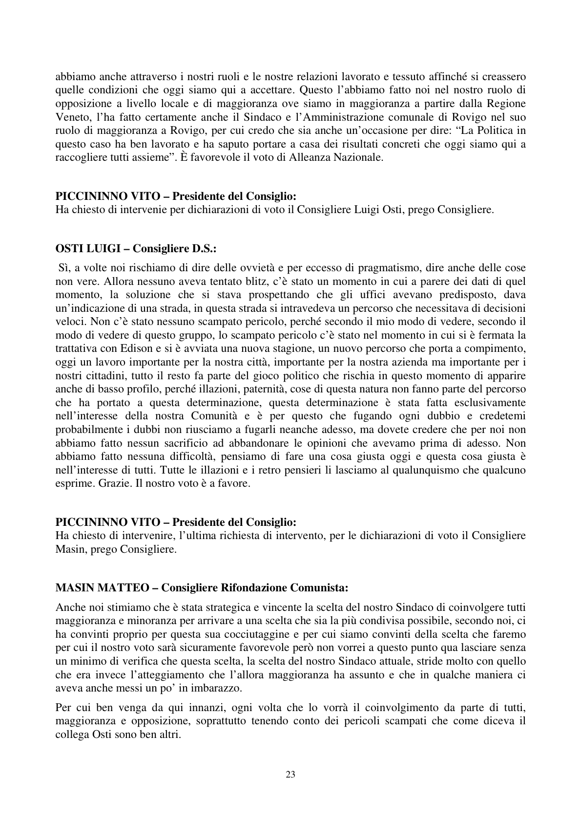 Pagina 24 del verbale