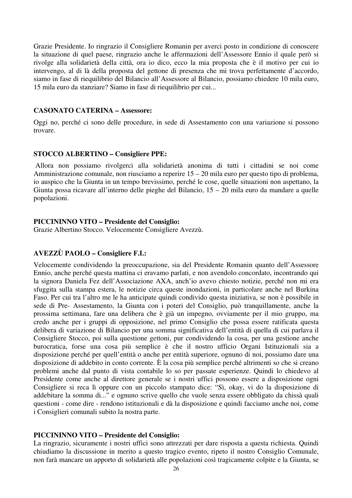 Pagina 27 del verbale