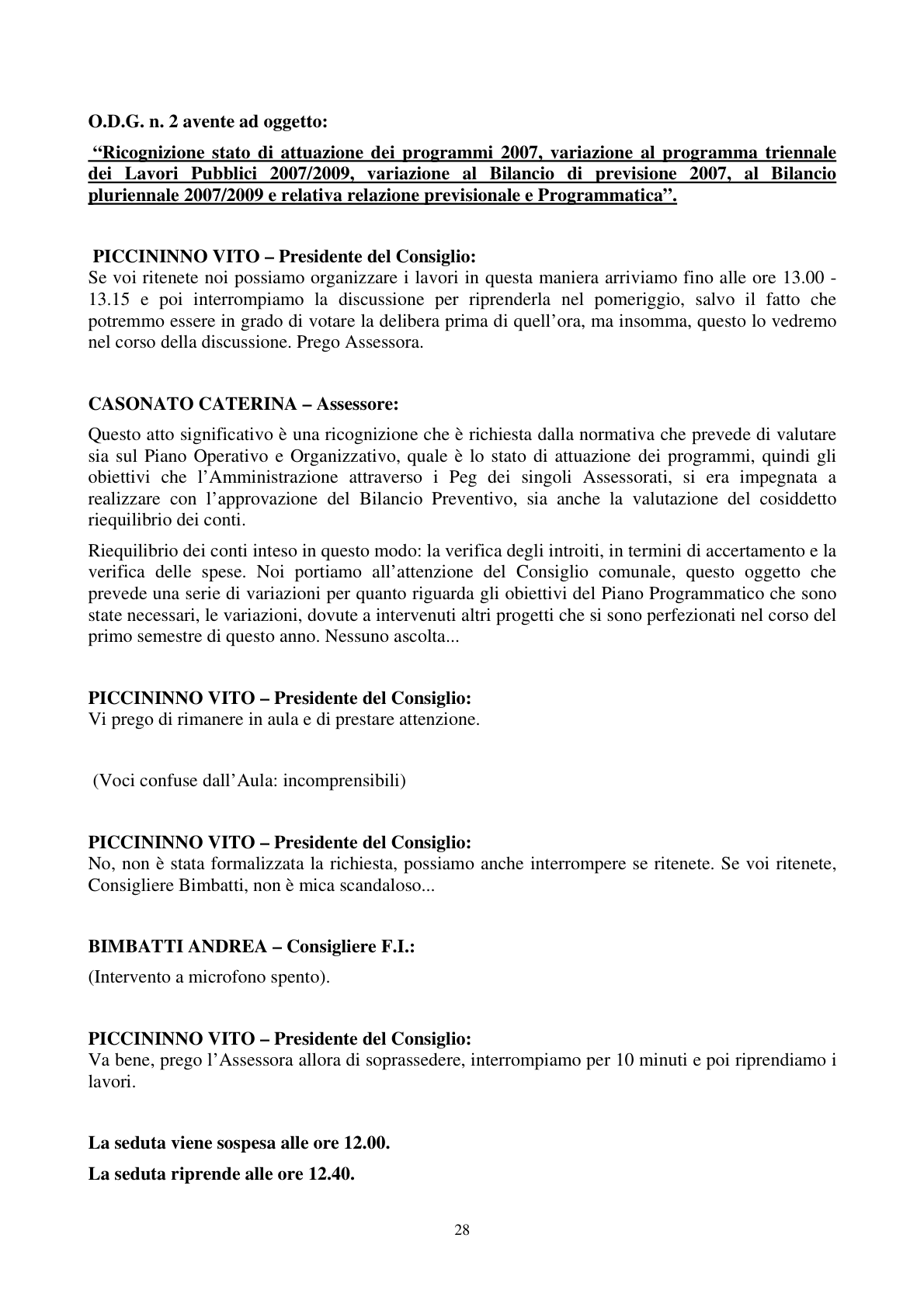 Pagina 29 del verbale