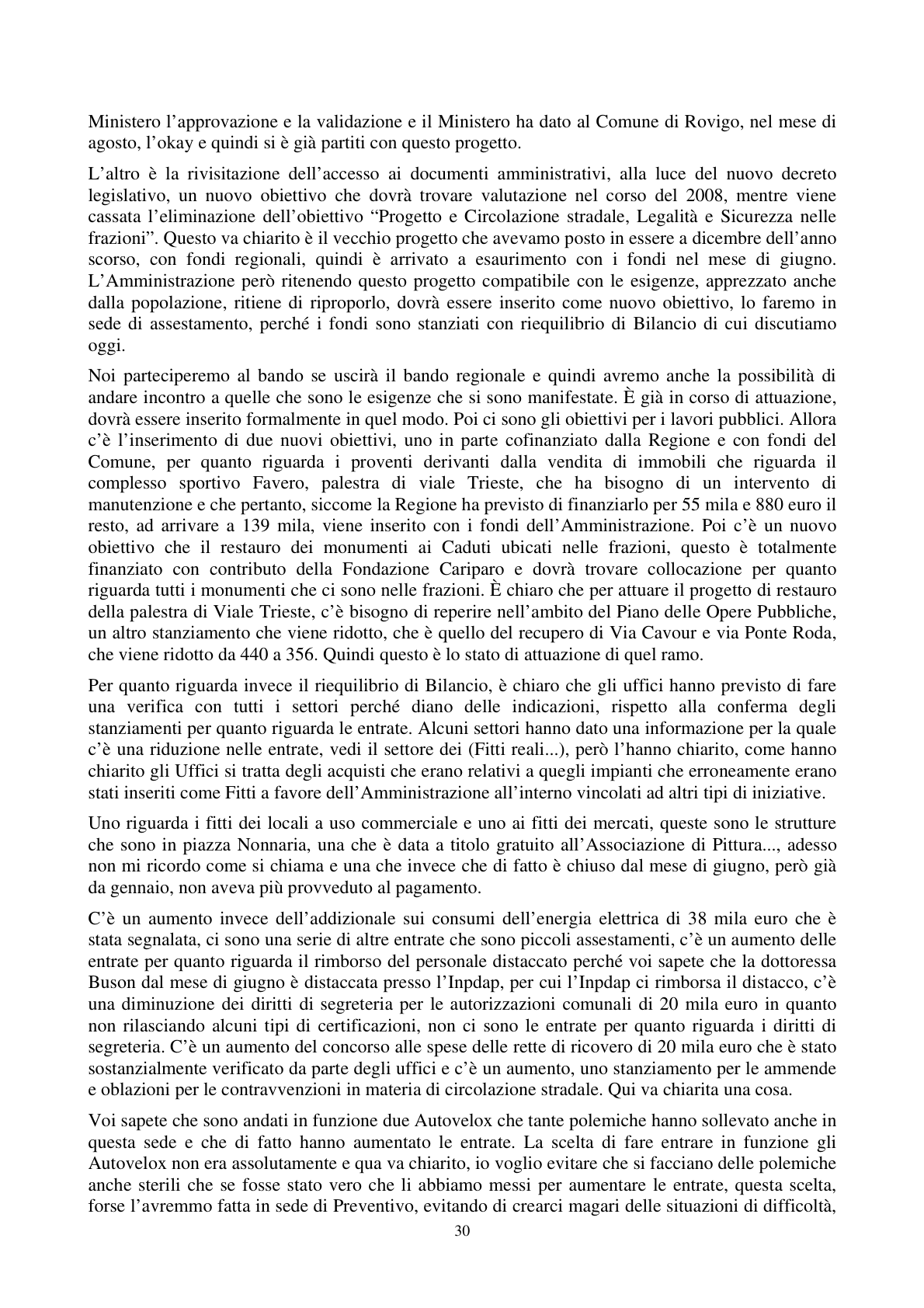 Pagina 31 del verbale