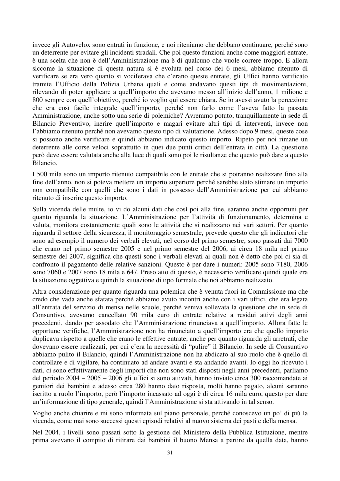 Pagina 32 del verbale